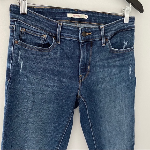 Levi's 711 Skinny Filiforme Mid Rise Women's Jeans - Picture 4 of 12